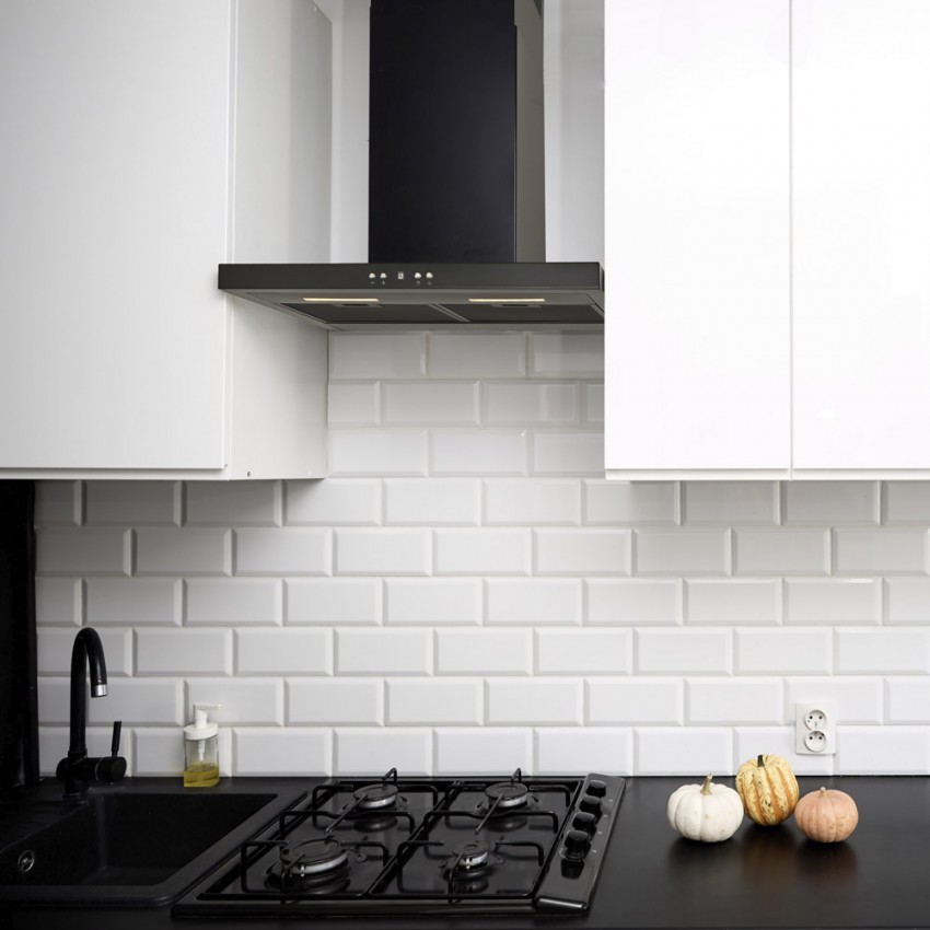 Black cooker hood deals 80cm